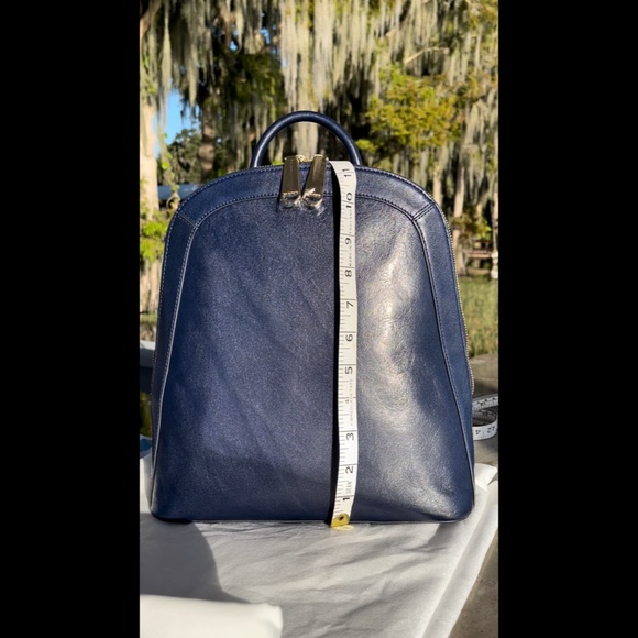 Brahmin - Rosemary Navy Topsail Backpack main image 8